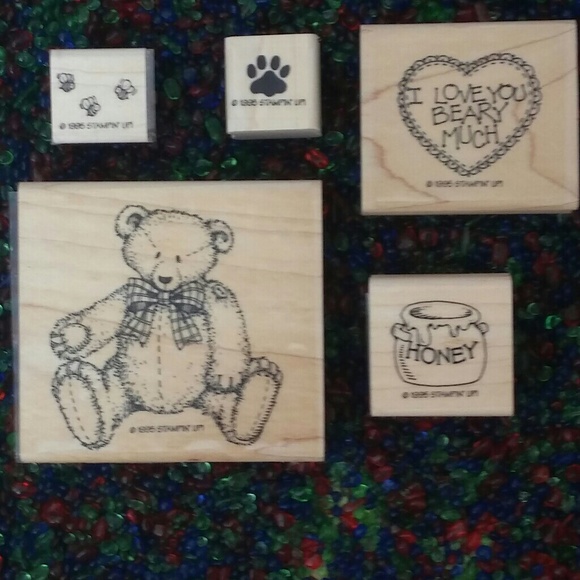 Stampin Up!! Set of 15 Stamps Retired 1995 Edition - Picture 3 of 4